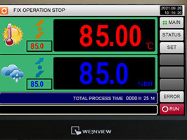 1 ℃/pequeña pantalla LCD táctil mínima de la cámara de la humedad relativa 50L